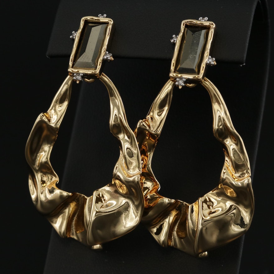Alexis Bittar Textured Dangle Earrings