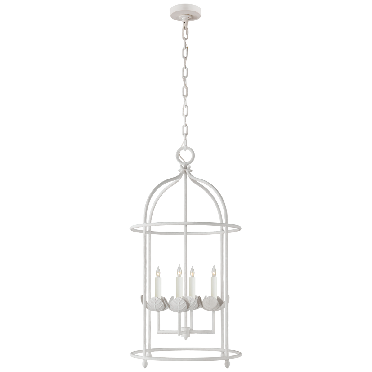 Illanna Lantern in Plaster White