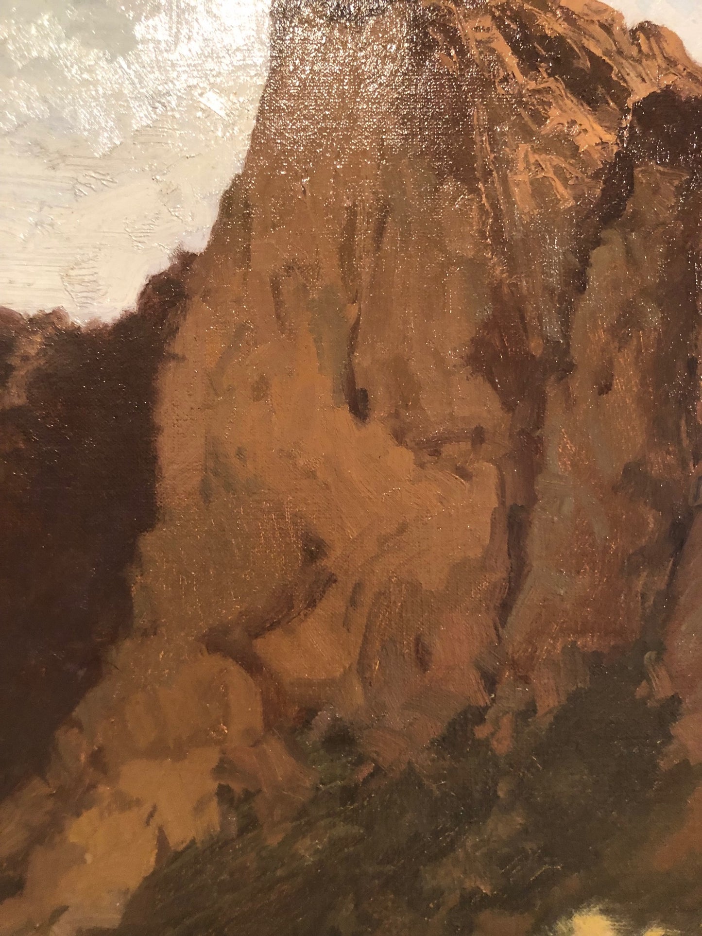 Colorado Mountains, Oil on Canvas by J. Coulter