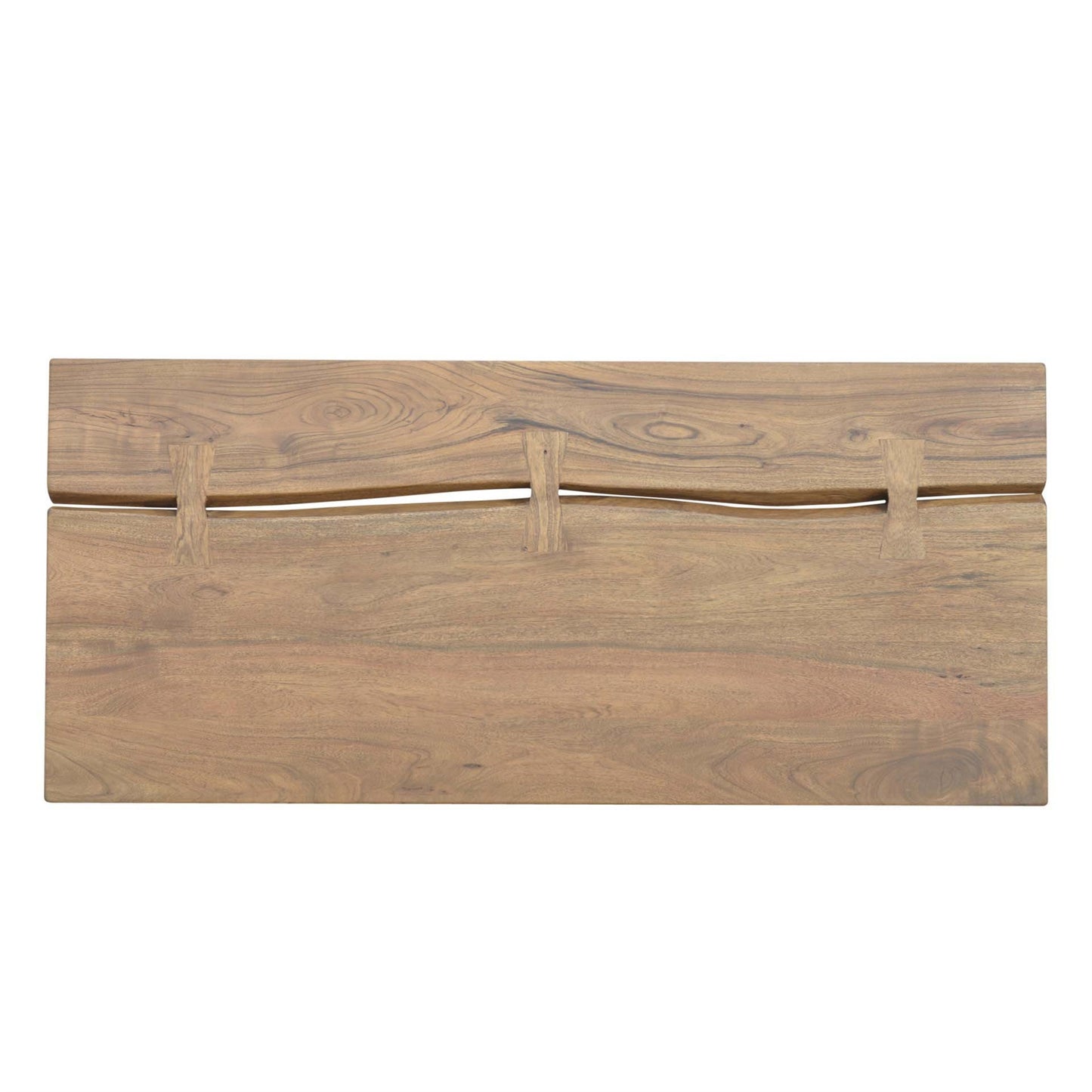 Wood Bowtie Queen Headboard