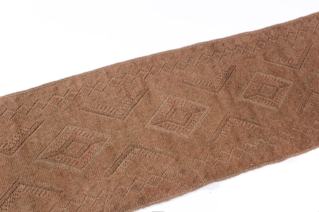 Hand-Knotted Afghani Turkish Runner 2' x 8'7"