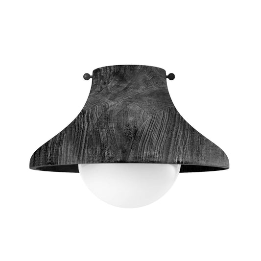 Surfside Wood Flush Mount in Limed Oak