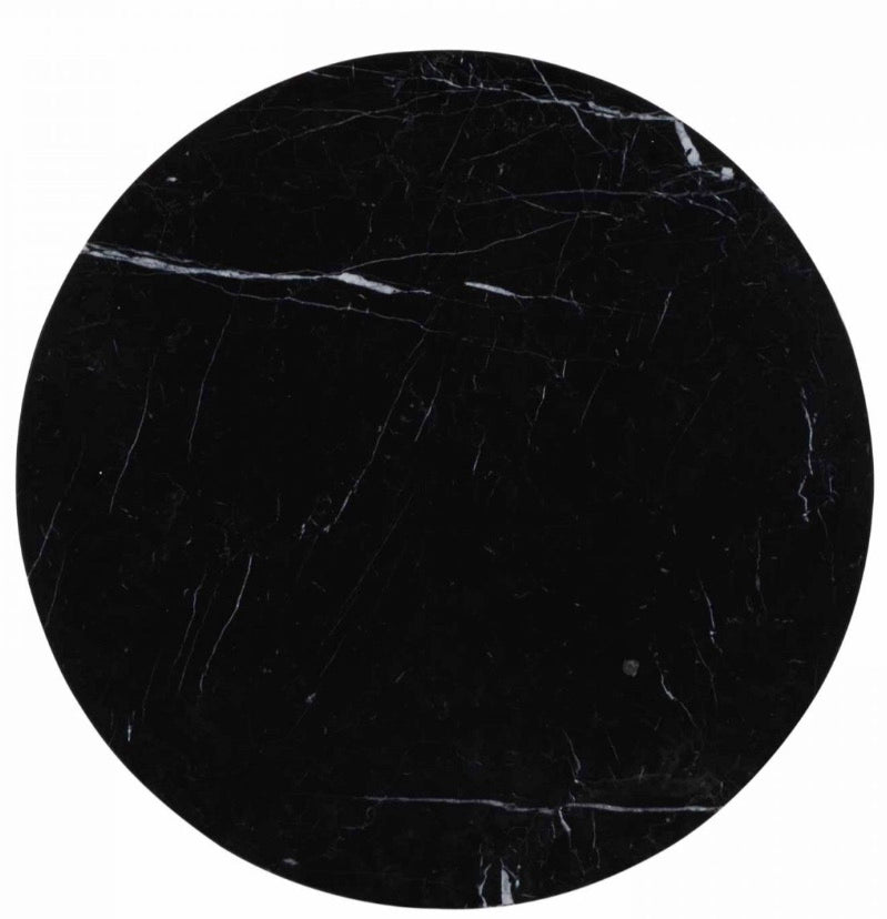 Stefan Marble and Iron Side Table