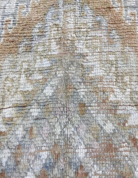 Vintage Handmade Moroccan design rug ,122" x 60"