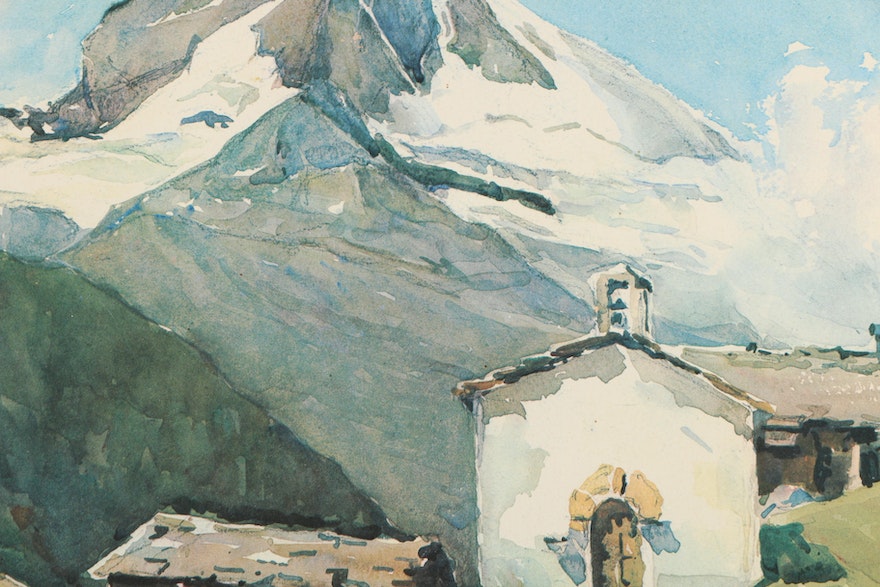 Nicolas Markovitch's "Matterhorn," Offset Lithograph