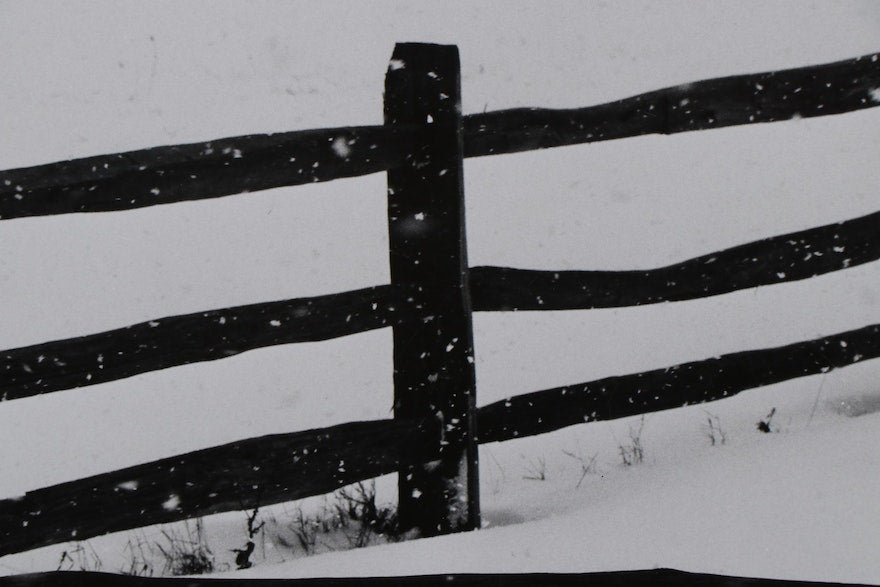 Grant Haist "Fenced Snow" and "Sled Time" Collection, Silver Print Photographs