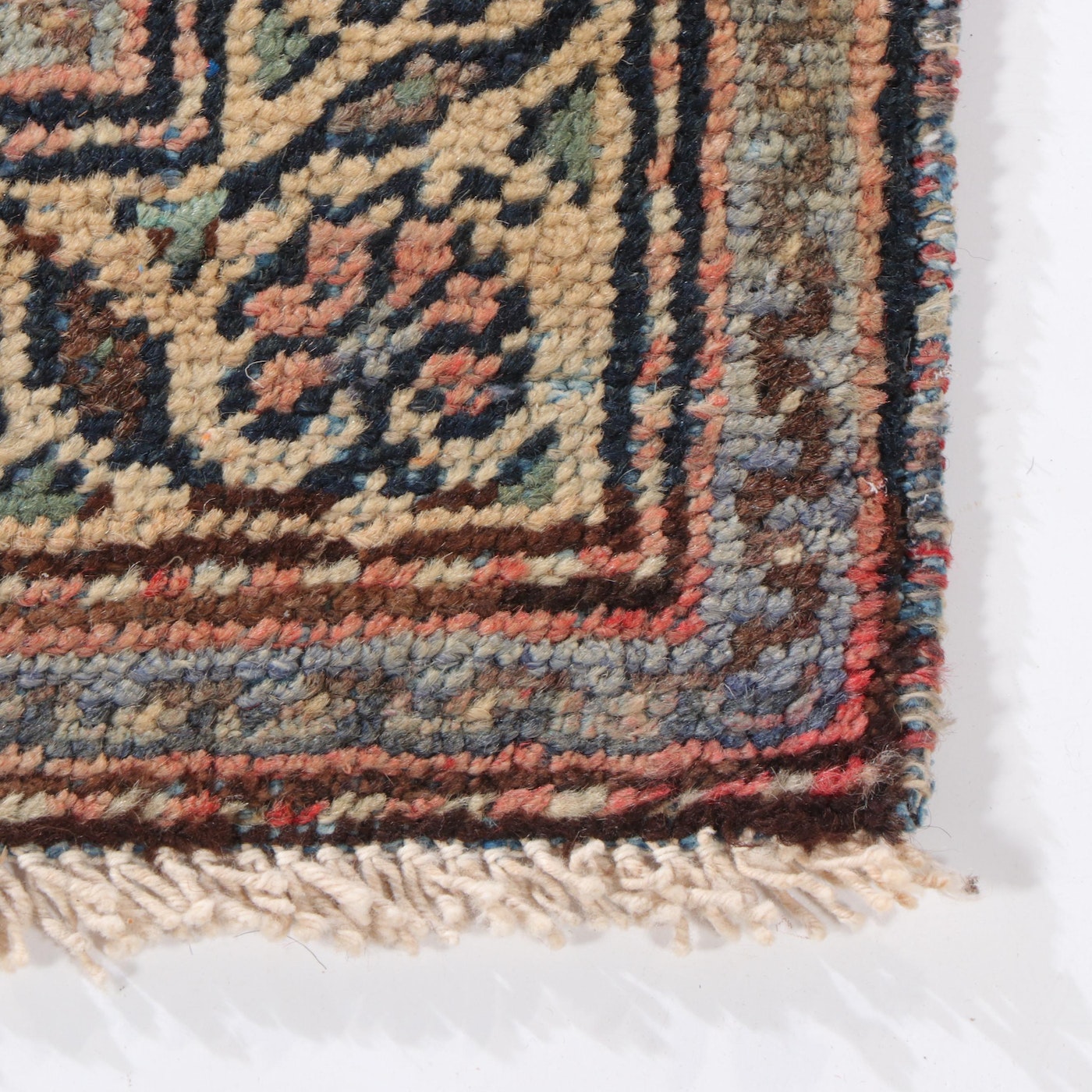 Hand-Knotted Persian Hamadan Area Rug