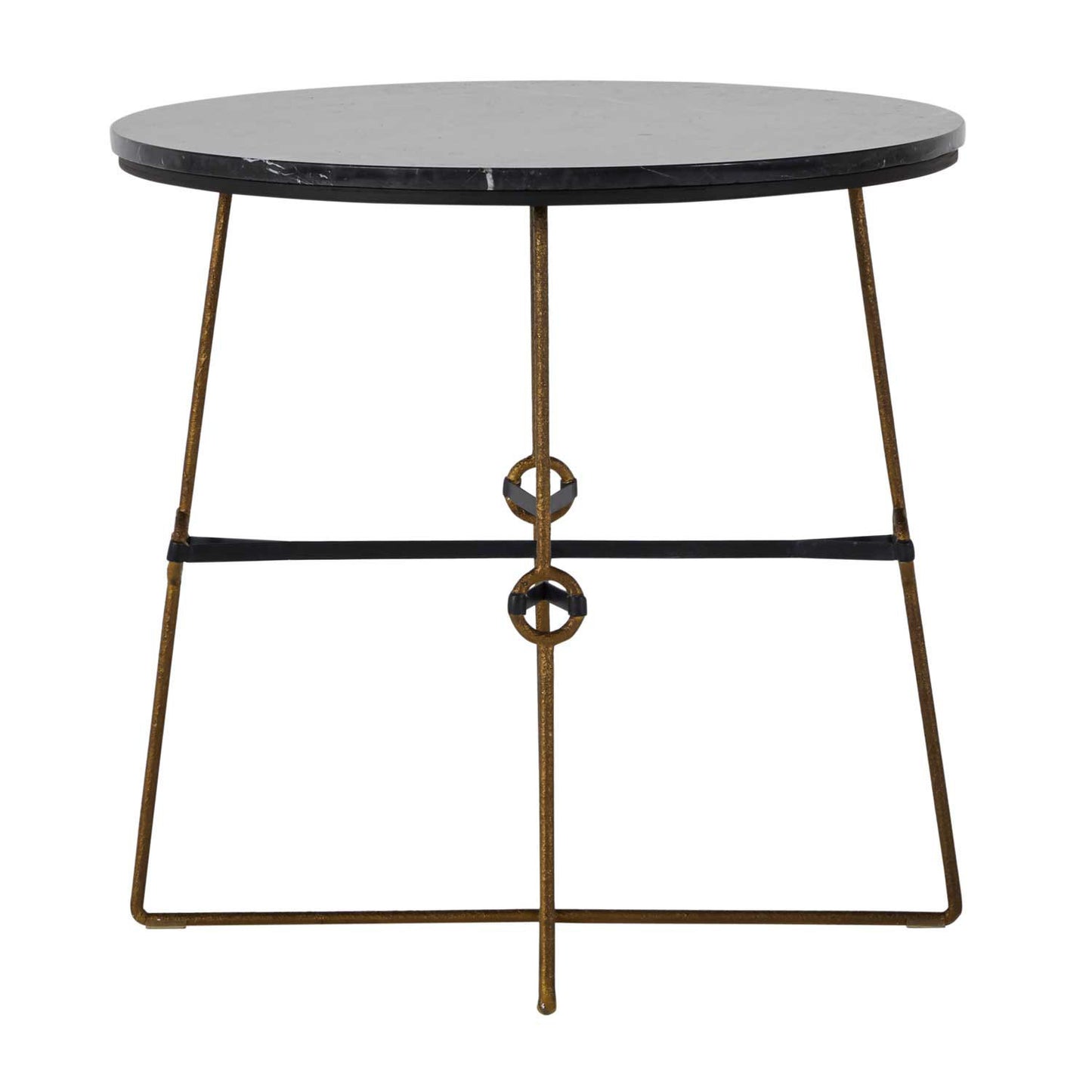 Stefan Marble and Iron Side Table