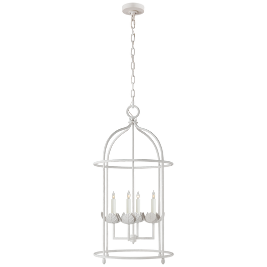 Illanna Lantern in Plaster White