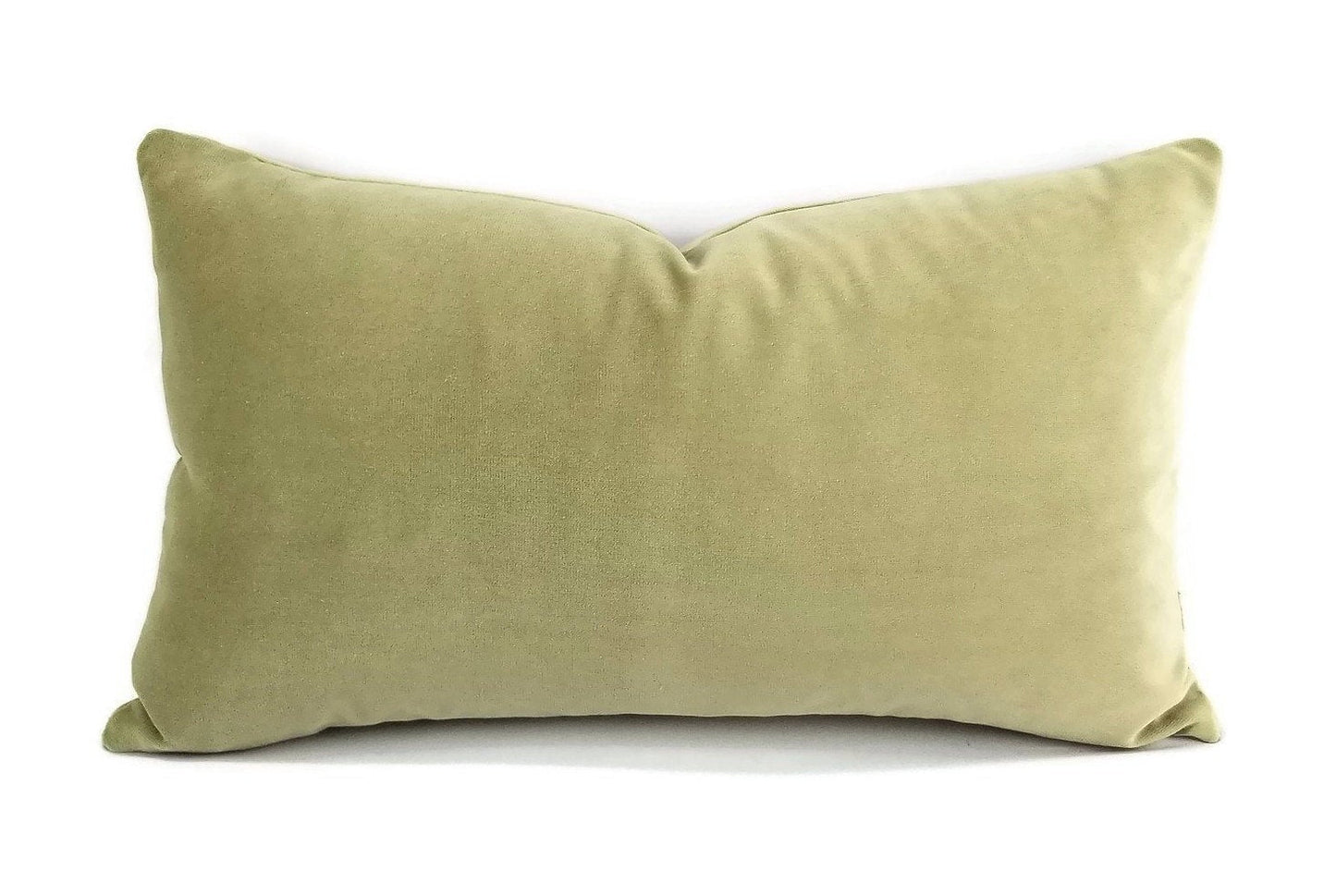 Schumacher Gainsborough Sage Velvet Pillow Cover
