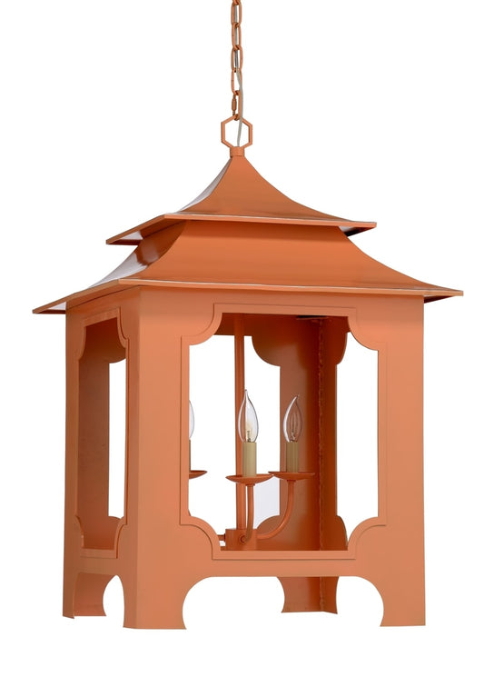 Tole Pagoda Chandelier