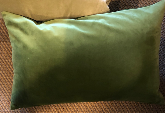 Dark Green Velvet Pillow Cover
