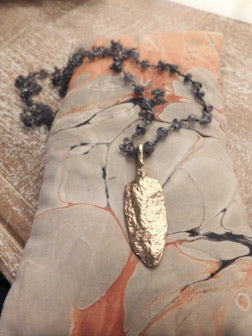 Labradorite with Bronze Arrowhead Faith Necklace