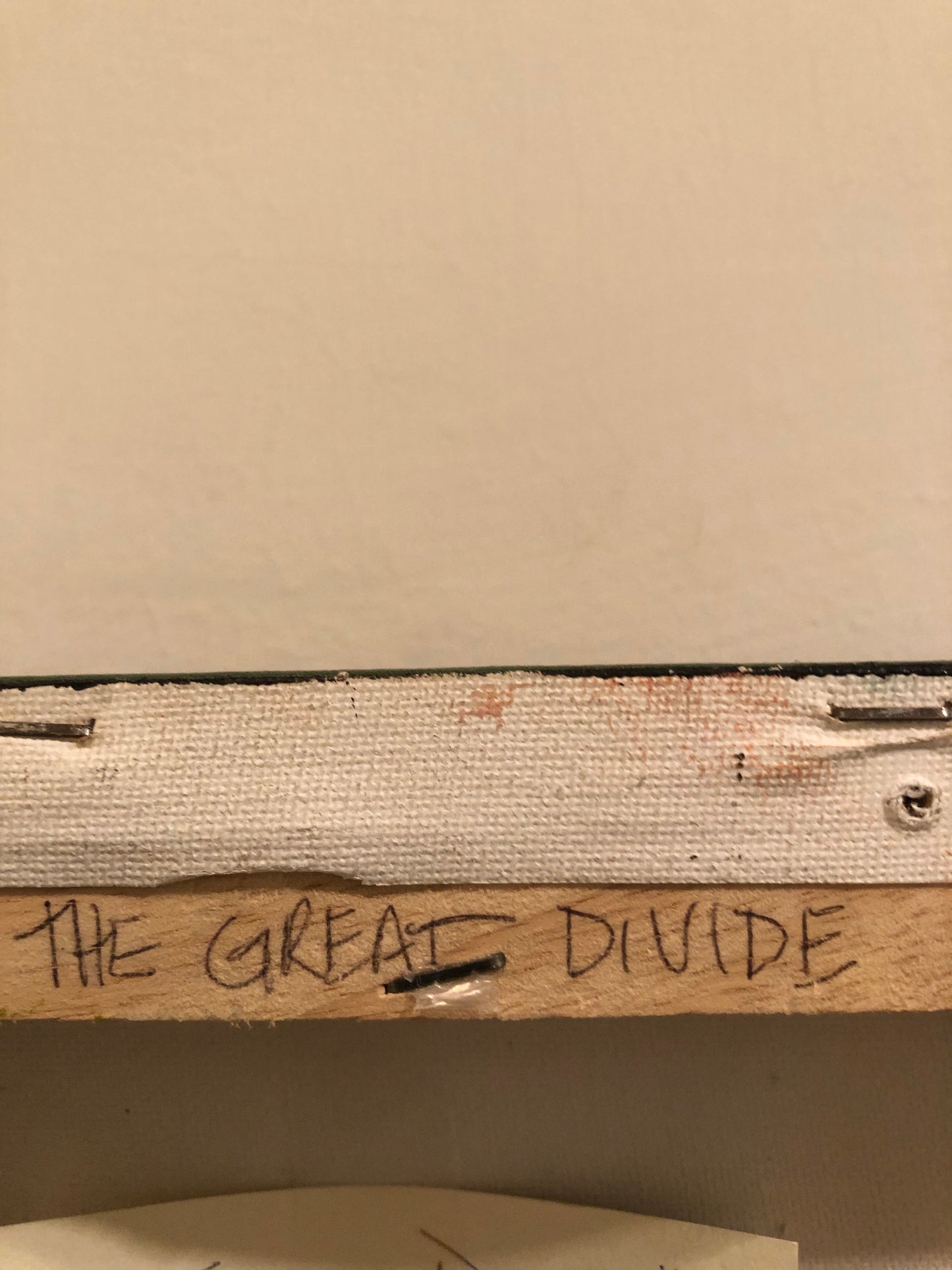 "The Great Divide" original art on canvas by Denise Landi