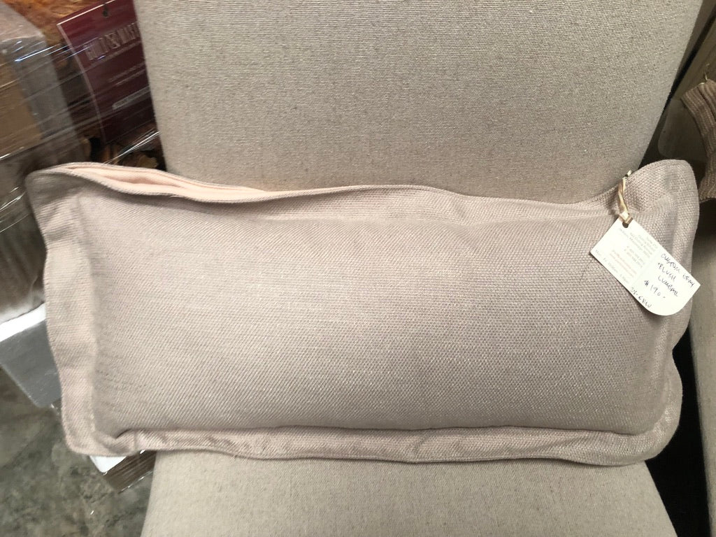 Custom Gray/Blush Lumbar Pillow