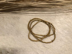 Metallic Bead Bracelet Set